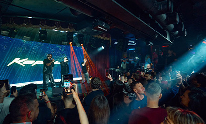 Projeto de iluminação profissional para bares e casas noturnas da NOWLIT na Rússia.