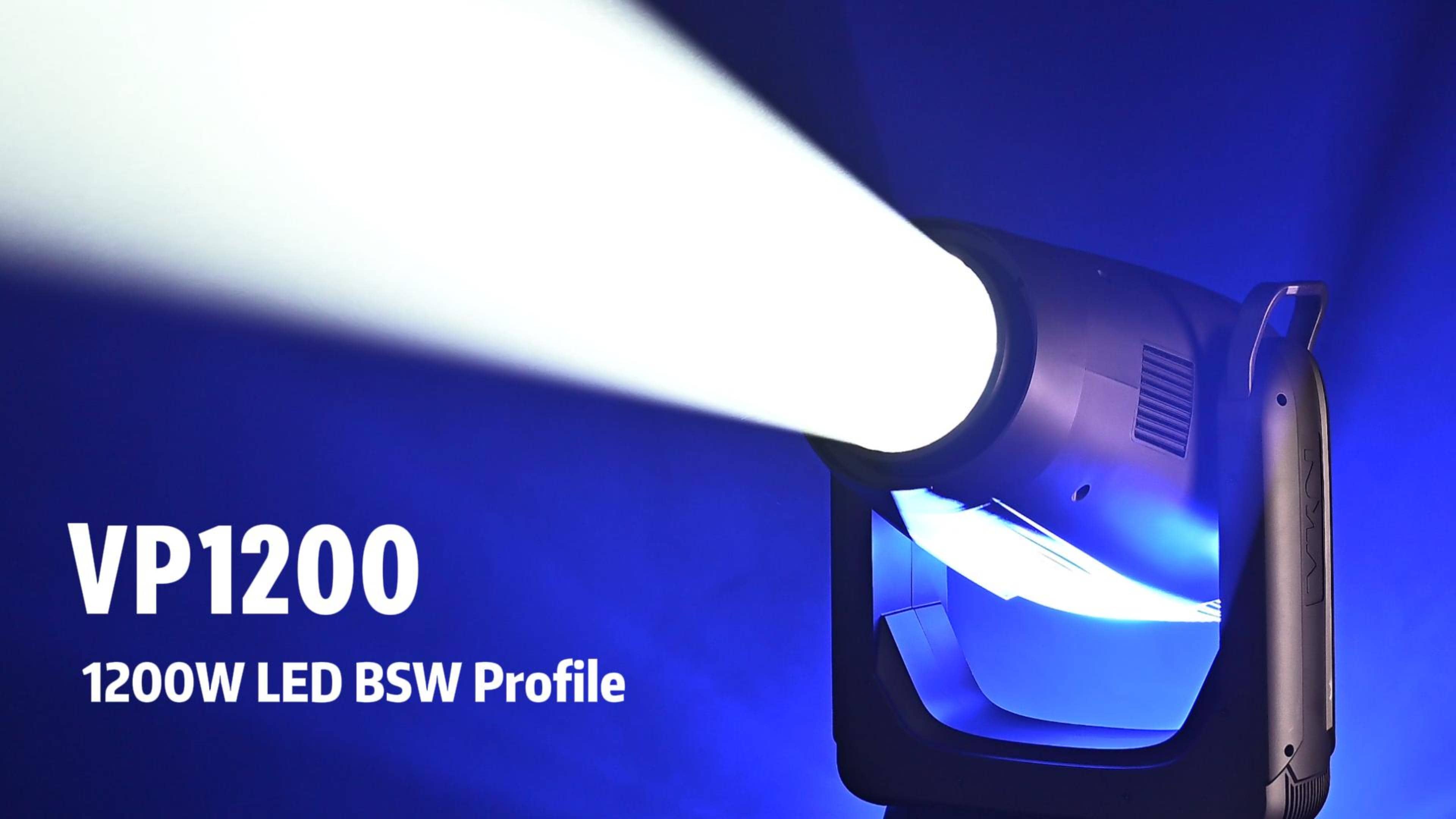 VP1200 1200W BSW Cabeça Móvel de Perfil